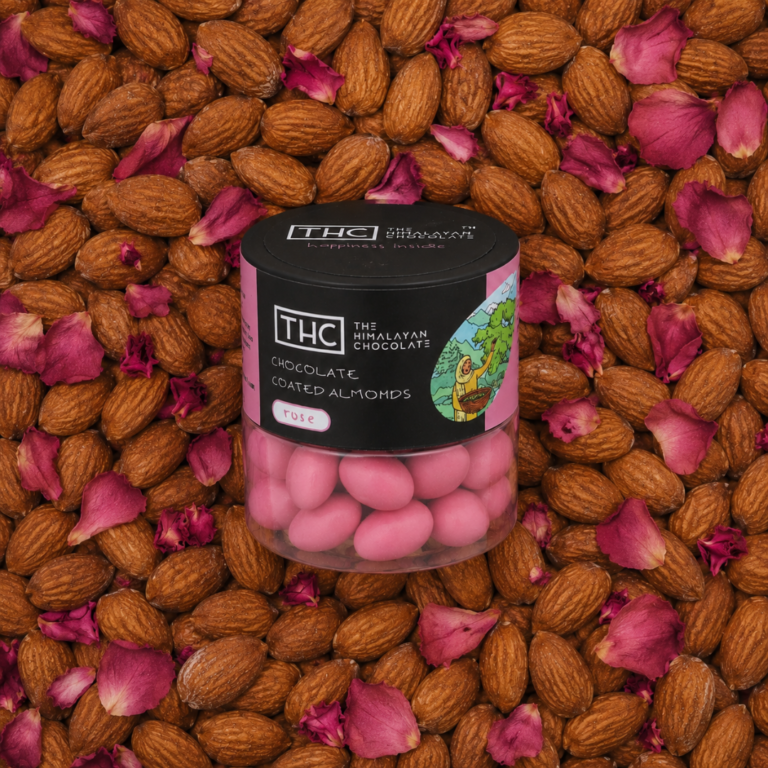 Chocolate Coated Almonds – Rose